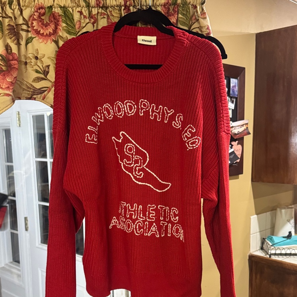 Elwood Red Men's Sweater